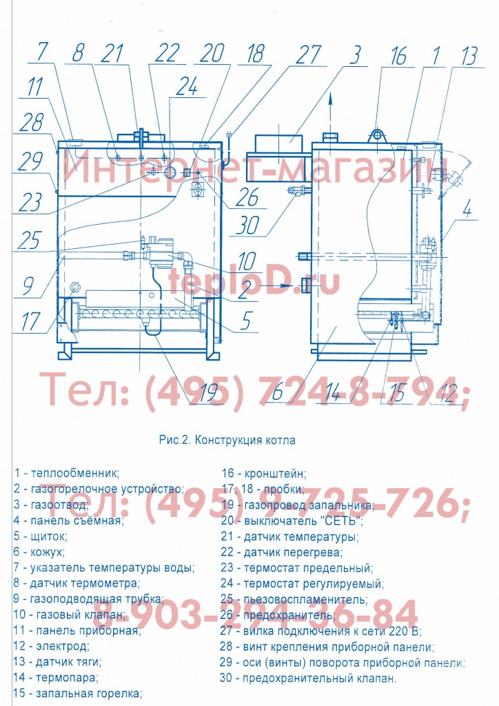 Котел ишма 100 инструкция