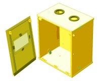 Ящик разборный ШС-1,2 для газового счетчика G-1.6, G-2.5, G-4 (110мм)